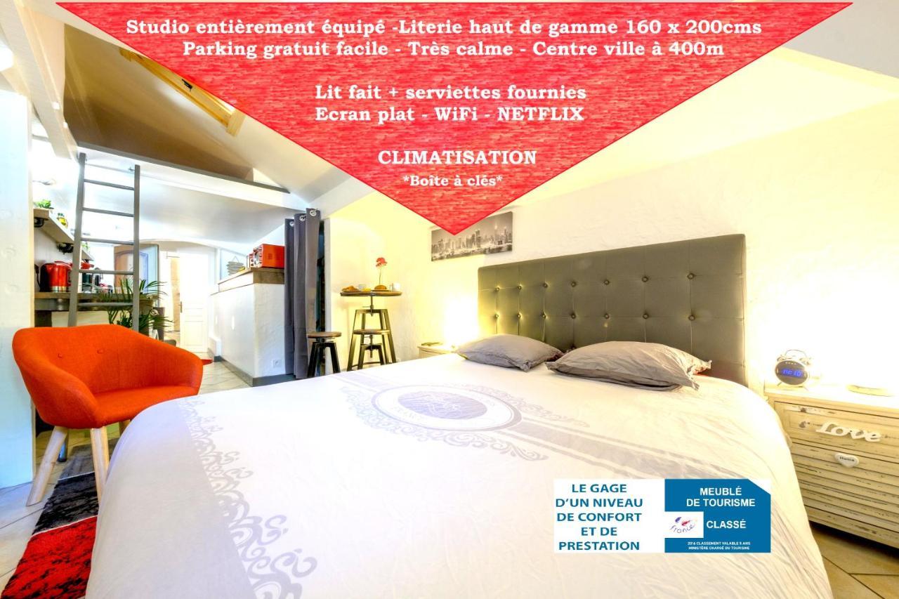 Studio Atypique Et Cosy, Classe "Gite De France" 5Min Centre, 15Min Gare, Lit Queen Size "Climatisation, Netflix Et Wifi, Parking, Lave Vaisselle, Boite A Cles Pour Arrivee Tardive - Gites La Tarine Albertville Exteriör bild